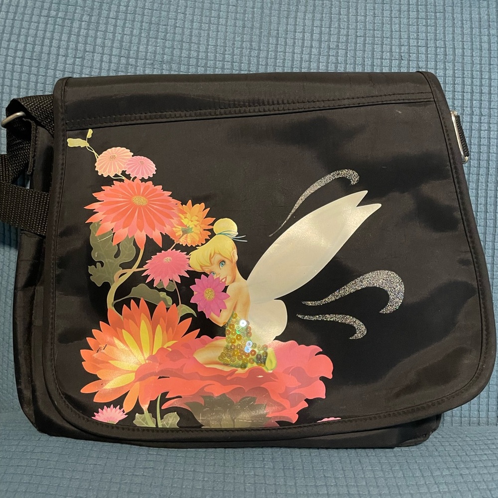SOLD.  Disney Tinkerbell messenger style bag